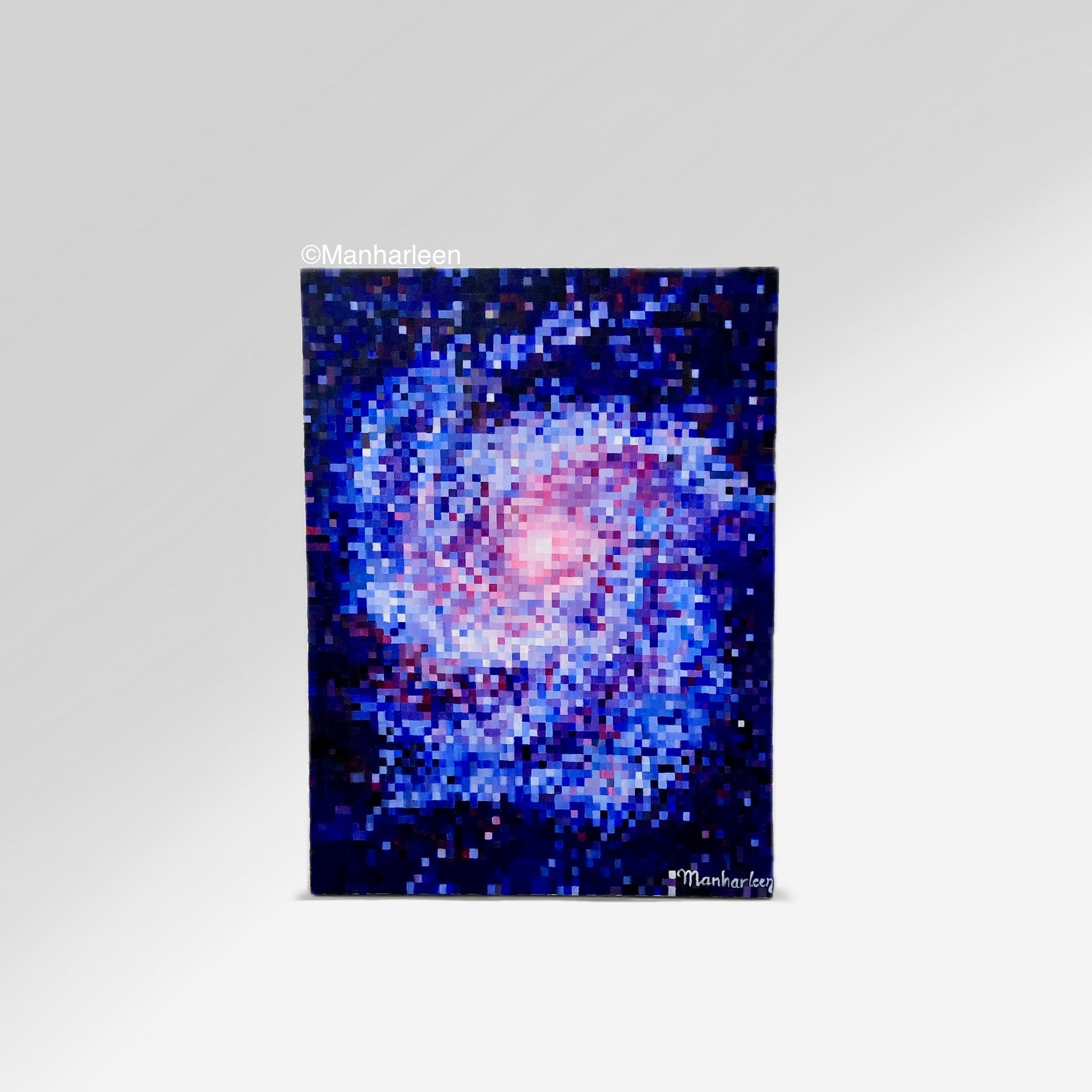 Original Oil Painting on canvas Milky Way, for sale, as home decor and wall decor.